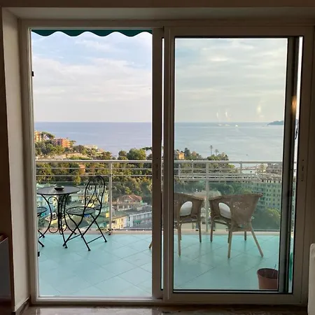 Lägenhet Mare-Voglia Di Mare-Strepitosa Vista - Appartamento 3 Camere Da Letto- 2 Bagni- 1 Salone Immenso - Grande Terrazza Rapallo